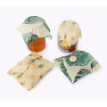 Eco Friendly Reusable Washable Custom Organic Beeswax Food Wrap Handmade Envelope Storage Packing